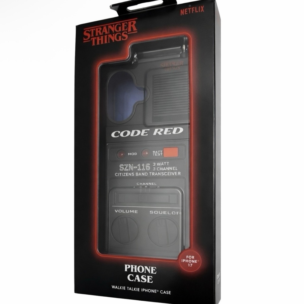Stranger Things iPhone 17 WALKIE TALKIE Phone Case New